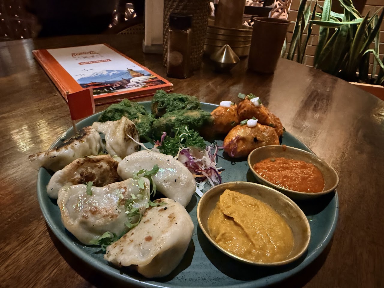 Jhol Momos at Bamey's Restro Cafe