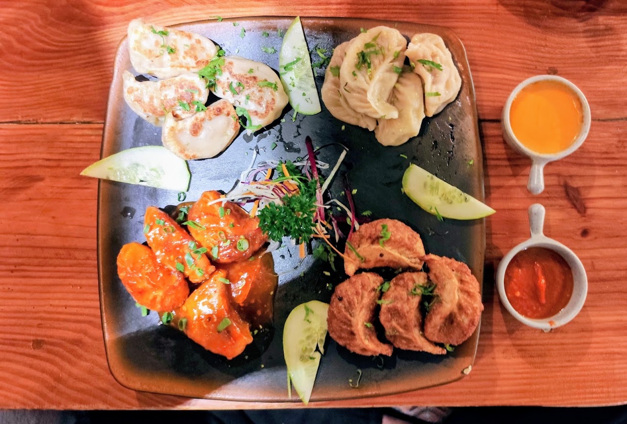 Momos at Bamey's Restro Cafe