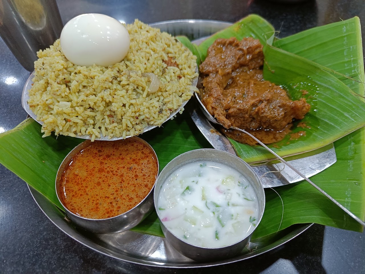 Naati Koli Biryani at Gowdru hotel