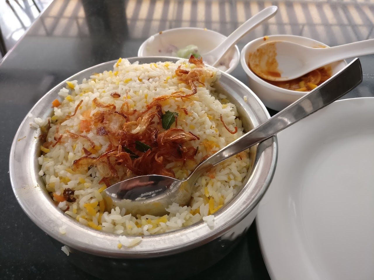 Chicken Biryani at Ithaa's Biriyani