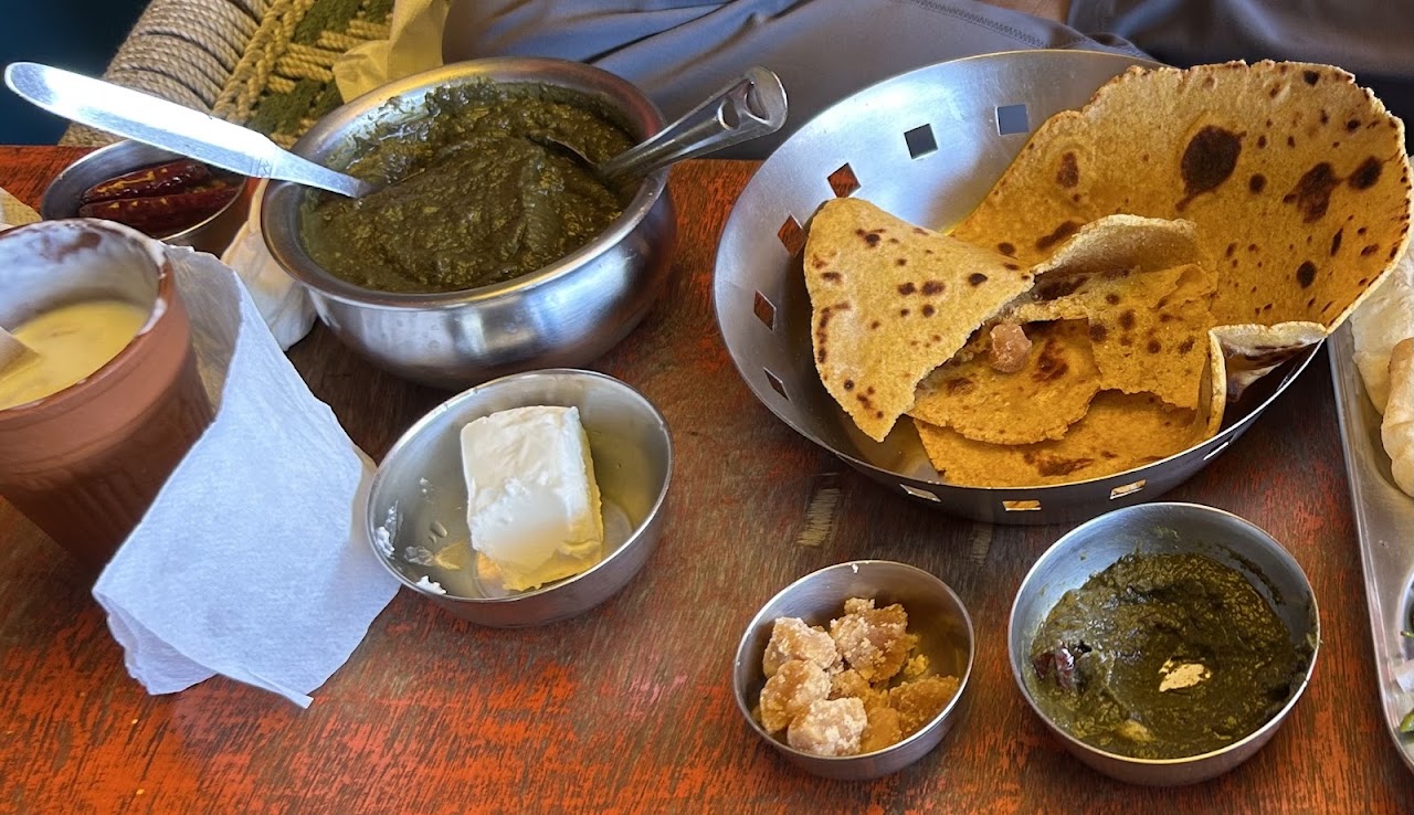 Sarson Da Saag Thali at Kapoor's Cafe - HSR Branch