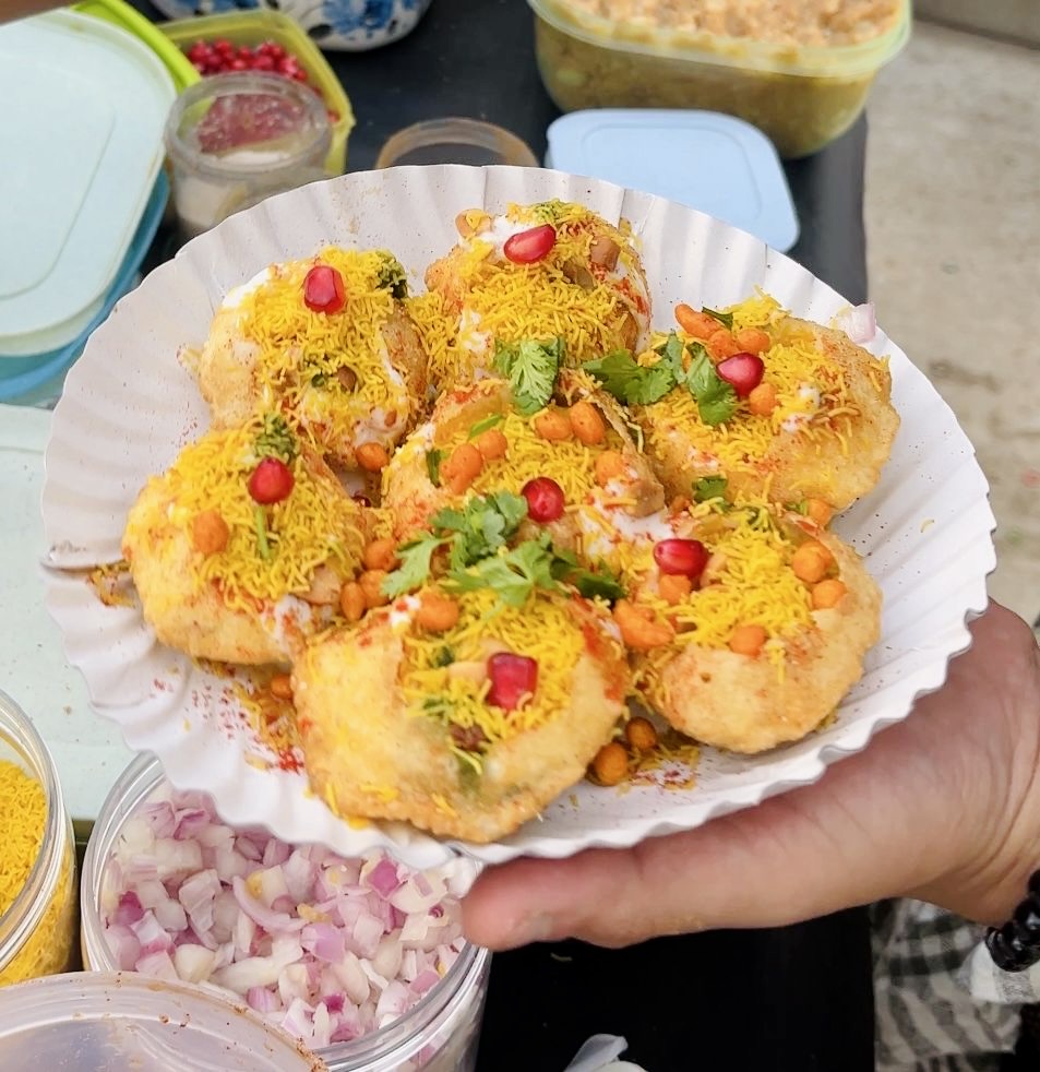 Dahi Papdi at Khatta Meetha Junction