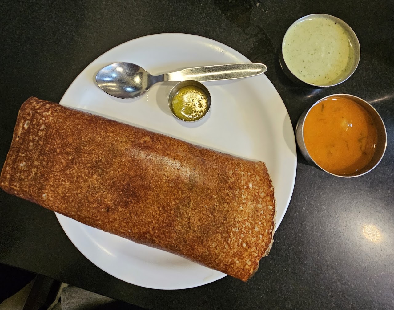 Ghee Podi Masala Dosa at MTR