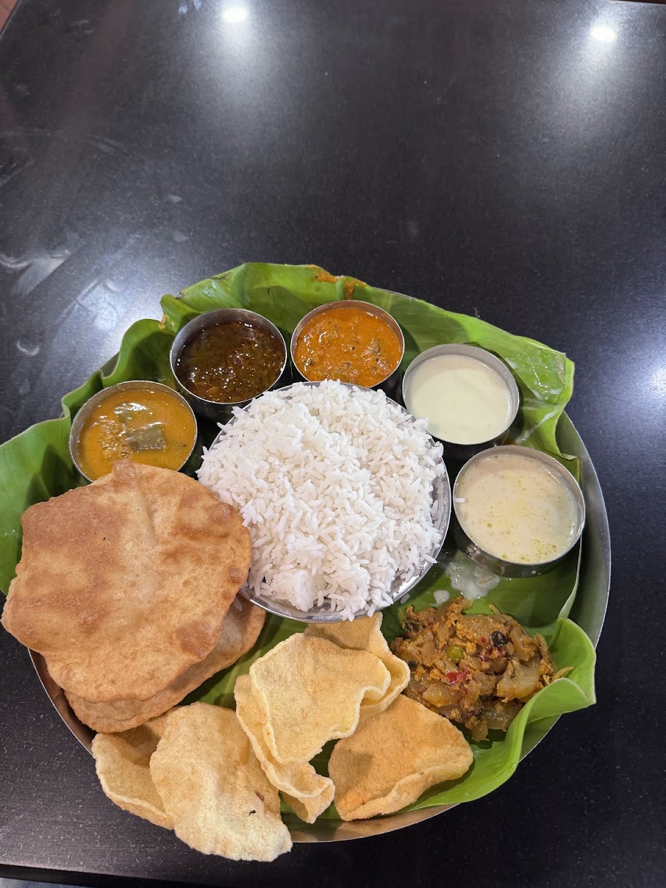 Unlimited Thali at SHREE MUTHAHALLI VEG RESTAURANT